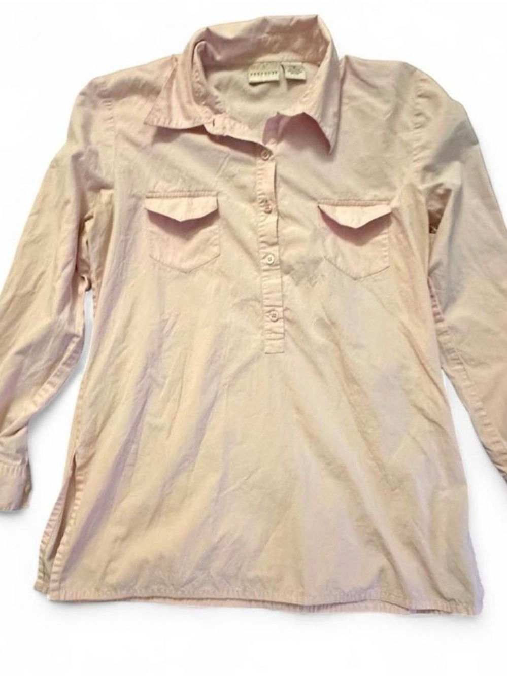 Paradox Light Pink Button-Front Shirt